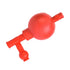 Lab Rubber Suction Bulb, 3 Openings Quantitative Pipette Filler, Elastic Rubber for Industrial Agricultural Laboratories