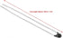 10Pcs MF52 NTC Thermistor, 5K-B3950-L30 Negative Temperature Coefficient Sensors, Black Head