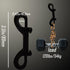Black Double Ended Bolt Snaps Hook, 3.5inch, 8Pcs Zinc Alloy Clips for Pet Leash Connection