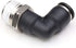 CEKER 3/8 in to 1/2 NPT Elbow Push Connect Fittings - 90 Degree Airline Fittings, 2 Packs