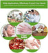 300pcs Disposable Plastic Gloves, Latex Free, Clear Polyethylene Hand Gloves for Cleaning & Food Handling