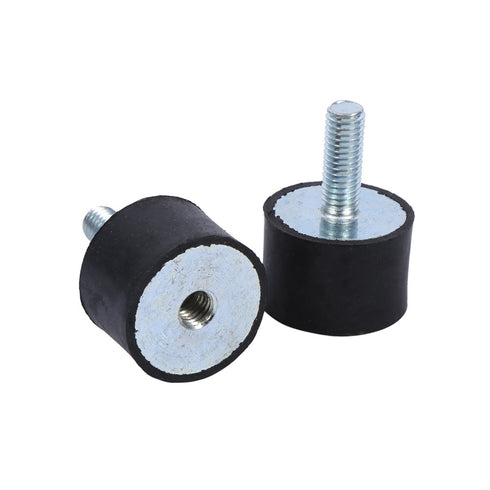 Rubber Mount Isolator, M8 M6 Anti Vibration Isolator, Electric Motor Mount Rubber Bushings, Rubber Mounts, Mechanical Vibration Damping Mounts, 4pcs (VD30*20 M8*23)