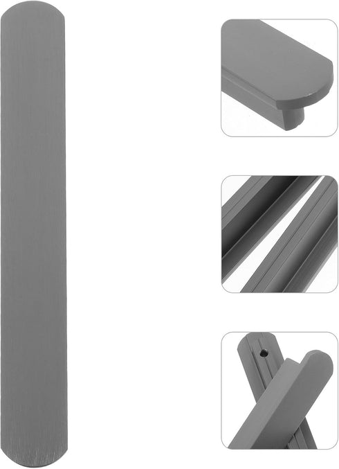 SEWCHICS 2pcs 96mm Closet Black Cabinet Pulls T-Shape Kitchen Drawer Handles Cupboard Door Pulls for Furniture Cabinets