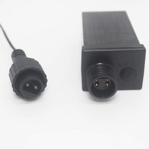 24V LED Transformer Class 2 Power Supply, Waterproof IP44 Low Voltage LED Driver for String Light, US CA Plug