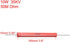 uxcell 10W Power Rating 50M Ohm High Voltage Glass Glaze Electric Film Resistor