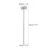MECCANIXITY 304 Stainless Steel Stirring Rod 11.81" Length Dispersion Machine Stir Sticks with 1.57" ID Dispersion Disc for Laboratory, Industrial