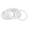 X AUTOHAUX Silicone O-Rings, 55mm OD 48.8mm ID 3.1mm Width VMQ Seal Gasket for Pipe Repair, White, Pack of 10