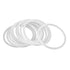 X AUTOHAUX Silicone O-Rings, 55mm OD 48.8mm ID 3.1mm Width VMQ Seal Gasket for Pipe Repair, White, Pack of 10