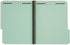 Blue Summit Fastener Folder, 2” Expansion, Letter Size, Gray/Green, 25 Pack