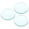 PATIKIL 4" (100mm) Focal Length Double Convex Lens, 3 Pack 50mm Diameter for Physics Experiment, Clear
