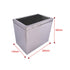 2L 2.1 Sauce Dispenser Pump, Stainless Steel Sauce Pump Dispenser, Extruded Condiment Dispensing Container with Quart