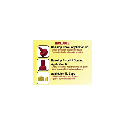 Milescraft 5223 Glue Mate 450-15oz, Precision Wood Glue Bottle with Anti-Drip Design for Woodworking