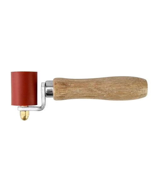 QWORK Seam Roller, 40mm Silicone Seam Roller Wallpaper Seam Roller Smoothing Seam Roller Tool for PVC/TPO/EPDM Single Ply Roofing Tape