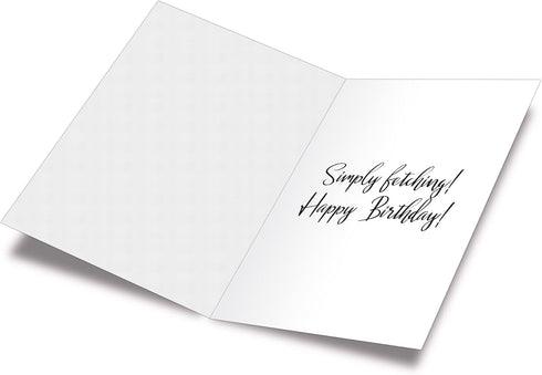 Prime Greetings Funny Dog Birthday Card Pun with Sunglasses, Eco-Friendly, Thick Card Stock with Premium Envelope, 5in