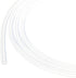 10ft Clear Silicone Tubing 1mm(0.04") ID x 4mm(0.16") OD, Industrial Plastic Hoses for Pump Siphoning Irrigation