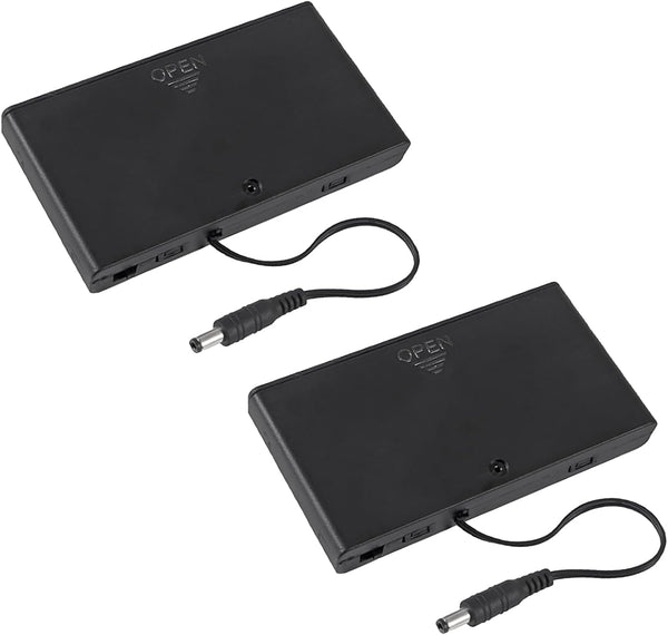 Generic (2 PCS) 8AA Portable USB Battery Pack for 12V LED Neon Signs