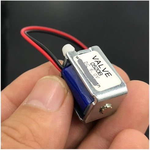 NSIXSURIM 4.5V 6V 12V (6V) DC Solenoid Valve Normally Closed N/C DIY Breast Pump Gas Air Exhaust Valve