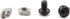 2020 Series Black L Shape Joint Plate Bracket Kit - 4pcs Joint Plate, 20pcs M5 T-Slot Nuts