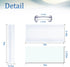 Wire Shelf Label Holders, 30 Pack Plastic Clips Compatible with Metro 1-1/4in Shelves for Label Display