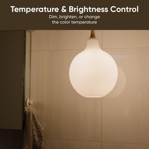 Bulb White, 800LM Tunable-White Wi-Fi Smart Light Bulb, Work with Alexa and Google Assistant, 2.4GHz, No Hub Required, A19 Dimmable, 2700K - 6500K, 90+CRI, Timer & Group, 2-Pack by Wyze Lifestyle