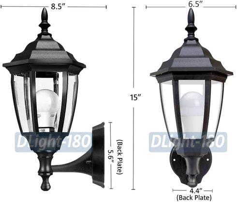 AllAboutAdapters (1 Outdoor Wall Lantern Sconce Unit)
