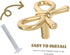 NUOBESTY Brass Bowknot Drawer Pulls Stylish Cabinet Knobs for Dresser Shoe Cabinet Bedside Table Easy to Install