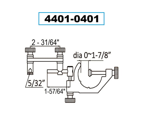 HHIP Universal Test Indicator Holder, 4401-0401