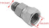 (2-PACK) 6900-04-06-O Hydraulic Hose Adapter Fitting 1/4" Male O-Ring Boss (7/16"-20UNF)×3/8" NPSM Female Pipe Swivel (3/8"-18NPSM) SAE Straight Pipe Joints Tube Connector Carbon Steel by BEITERSTOE