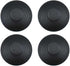 DALQUIS 4 Pcs Floor Foot Switch, Round Black Inline Foot Pedal, Floor Lamp