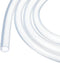 6.6ft 1/4" ID x 3/8" OD Clear Silicone Tubing, Industrial Plastic Hoses for Pump Siphoning and Irrigation