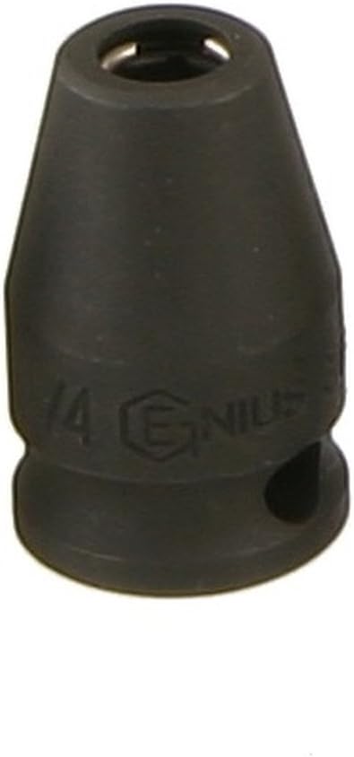 Genius Tools 1/2" Dr. 5/16" Hex Shank Impact Bit Holder, 41mmL (CR-Mo) - 464110 by GENIUS TOOLS
