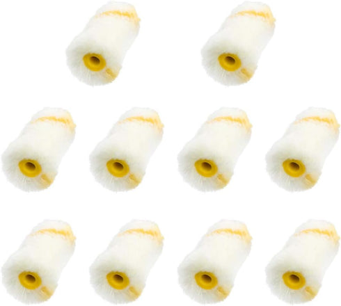 10pcs Wall Paint Roller Covers, 2 Inch Mini Acrylic Fiber Brush for House Decoration Painting Supplies