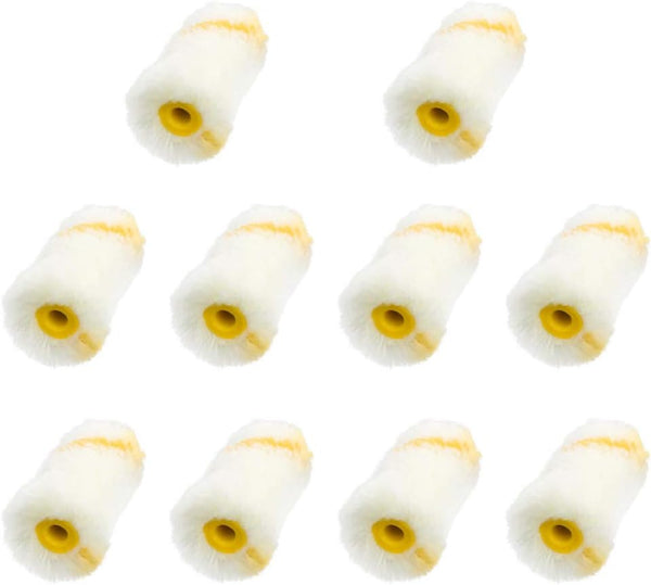 10pcs Wall Paint Roller Covers, 2 Inch Mini Acrylic Fiber Brush for House Decoration Painting Supplies