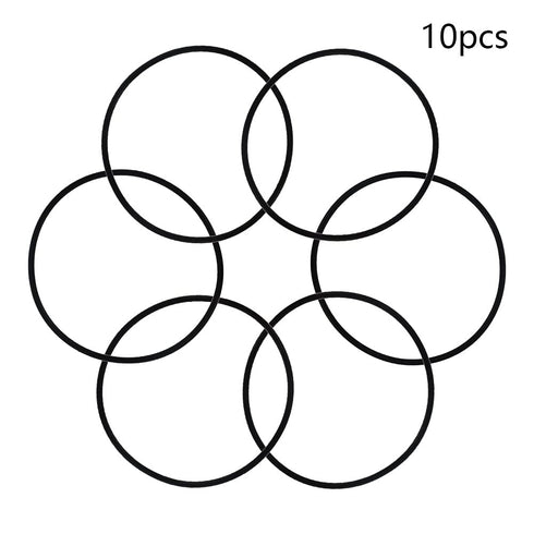 Buna-N O-Ring 50x47x1.5mm(ODxIDxW) Metric Nitrile Rubber Round Sealing O Ring Gasket for Electrical Appliance Mechanical Parts Plumbing Connection Faucet Repair Black Tone 10pcs
