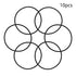 Buna-N O-Ring 50x47x1.5mm(ODxIDxW) Metric Nitrile Rubber Round Sealing O Ring Gasket for Electrical Appliance Mechanical Parts Plumbing Connection Faucet Repair Black Tone 10pcs