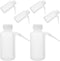 FOMIYES 6pcs 250ml Translucent Polyethylene Wide Mouth Wash Bottles Laboratory Squirt Bottles