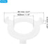 E27 E14 8 Pack PATIKIL to Lamp Shade Ring, Lamp Holder Adapter Ring Converter Reducer Fitting Light Fixtures