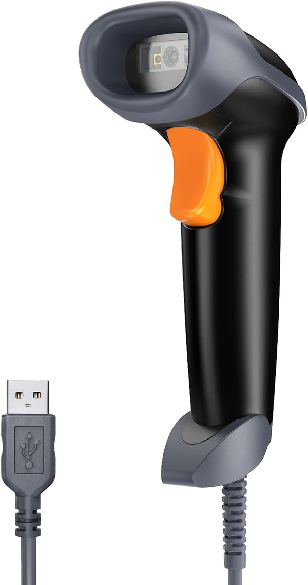 Eyoyo 2D Handheld USB QR Code Scanner, Wired Automatic Barcode Scanner Data Matrix