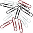 Office Depot Jumbo Vinyl Paper Clips, Assorted Colors, Pack of 200
