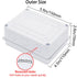 Junction Box, Zulkit Project Box with Reserved Holes IP65 Waterproof Dustproof Electrical Box White