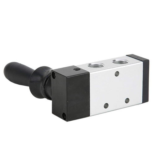 Pneumatic Manual Control Valve 5 Port 2 Position Hand Lever Valve 0~0.8Mpa for Industrial Control Systems