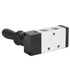 Pneumatic Manual Control Valve 5 Port 2 Position Hand Lever Valve 0~0.8Mpa for Industrial Control Systems