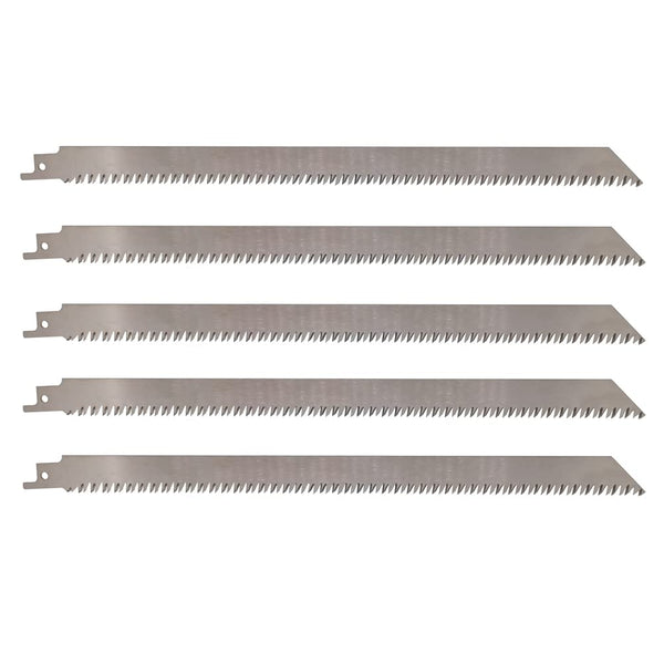 Stainless Steel Reciprocating Saw Blades for Meat, 12 Inch 8TPI Unpainted Reciprocating