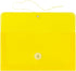 JAM PAPER Plastic Envelopes with Button & String Tie Closure - #10 Business Booklet - 5 1/4 x 10 - Yellow - 12/pack