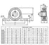 4PCs KP08 ID8mm Mounted Flange Pillow Block Bearings, Zinc Aluminum Alloy Support for 8mm Shaft
