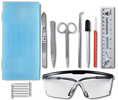 Precision Dissection Kit and Safety Eyewear Set for Accurate Lab Work and Eye Protection