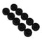 Alipis Versatile Plastic Caster Wheels Single Wheel for Office Chair Easy Install