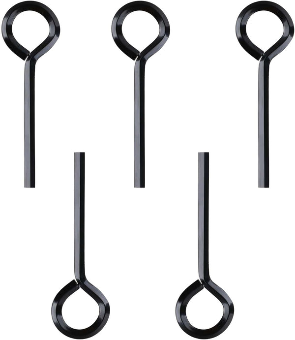 5 Pack Solid Metal Allen Wrench Standard Hex Dogging Key with Full Loop for Push Bar Panic Exit Devices