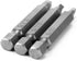 Fixinus 6 Pieces Square Screwdriver Bits, 1/4 inch Hex Shank S2 Steel Magnetic Bit Set, 50mm Length