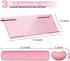 Set Computer Keyboard Wrist Rest Stand for Desktop, Keyboard Holder Easy Typing with Wrist Pad for Office, Home, School